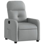 Fauteuil Verstelbaar Stof Lichtgrijs