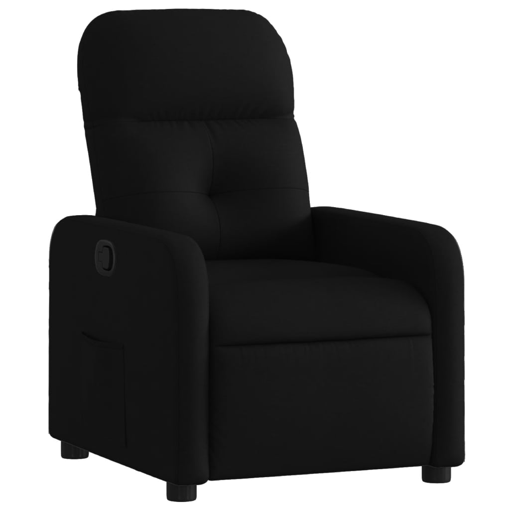 Fauteuil Verstelbaar Stof Zwart