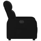 Fauteuil Verstelbaar Stof Zwart