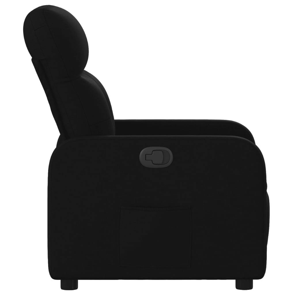 Fauteuil Verstelbaar Stof Zwart
