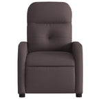 Fauteuil Verstelbaar Stof Donkerbruin