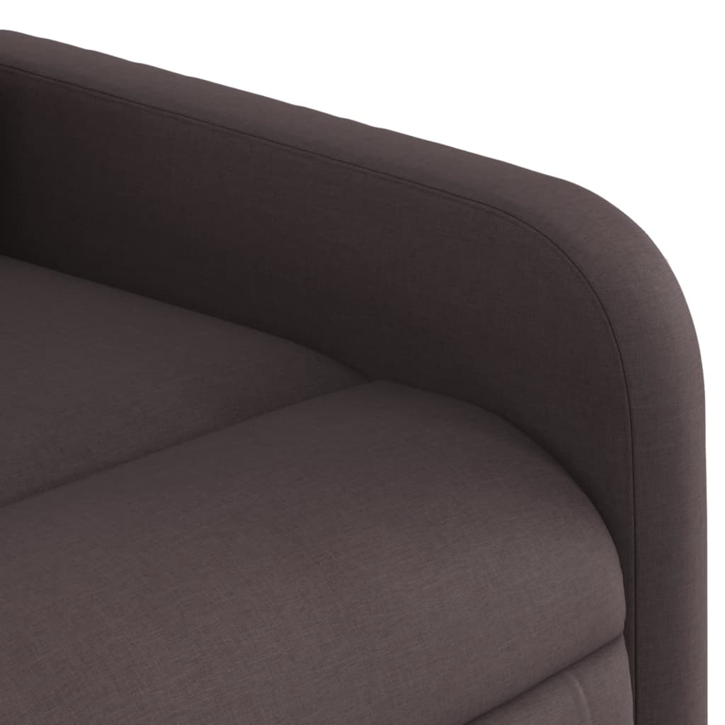 Fauteuil Verstelbaar Stof Donkerbruin