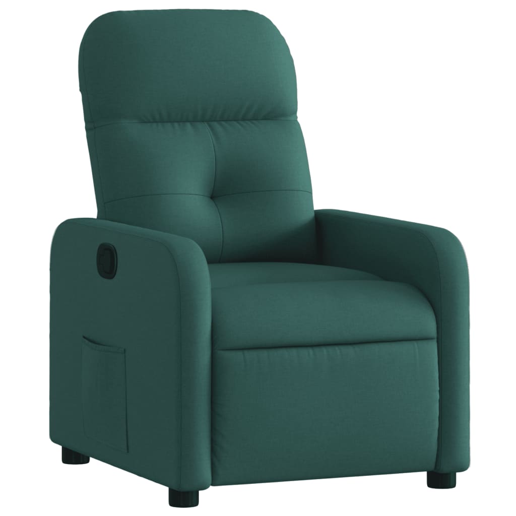 Fauteuil Verstelbaar Stof Donkergroen