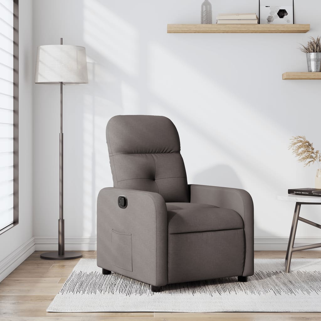 Massagestoel Verstelbaar Stof Taupe