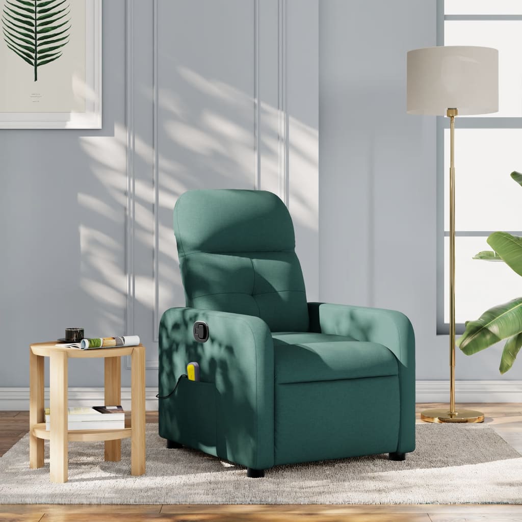 Fauteuil Verstelbaar Stof Donkergroen
