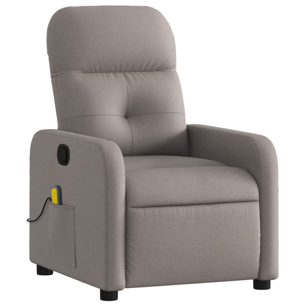 Massagestoel Verstelbaar Stof Taupe