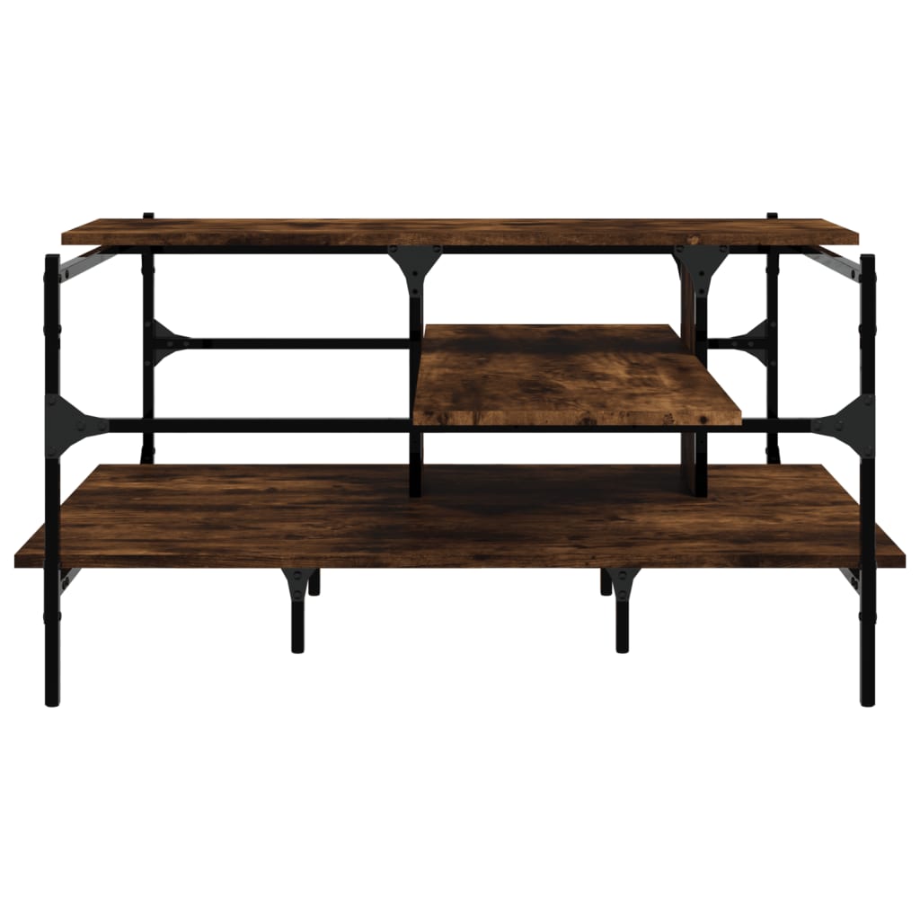 Salontafel 100X100X48,5 Cm Bewerkt Hout Kleurig