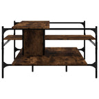 Salontafel 100X100X48,5 Cm Bewerkt Hout Kleurig