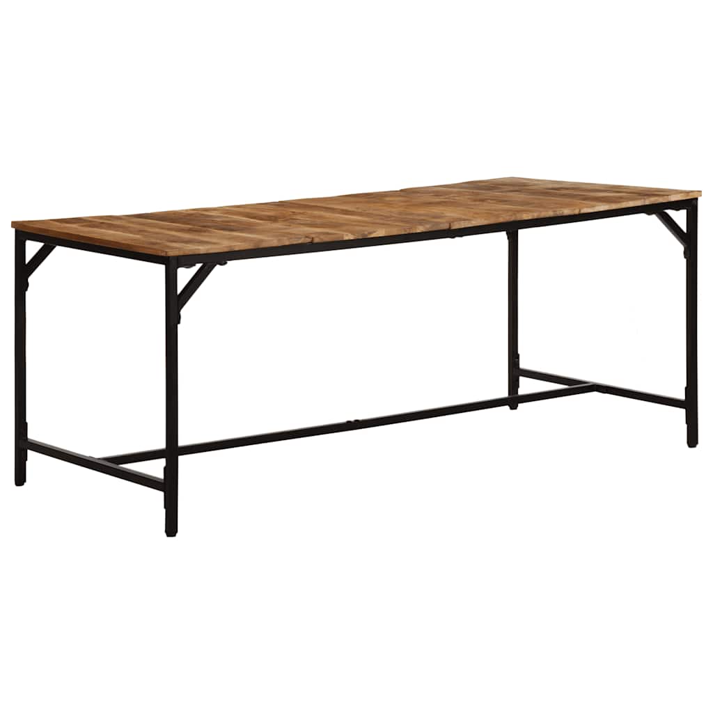 Eettafel Massief Hout Ruw Mangohout