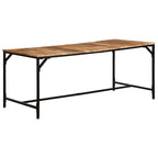 Eettafel Massief Hout Ruw Mangohout