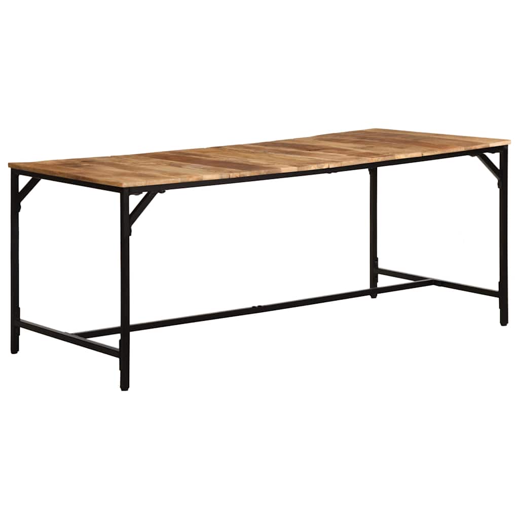 Eettafel Massief Hout Ruw Mangohout