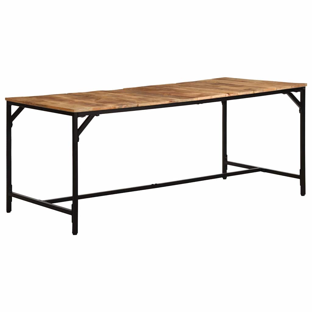 Eettafel Massief Hout Ruw Mangohout