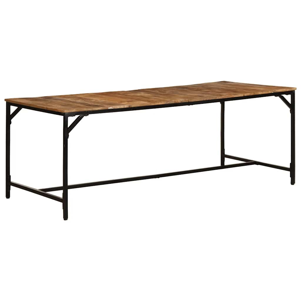 Eettafel Massief Hout Ruw Mangohout