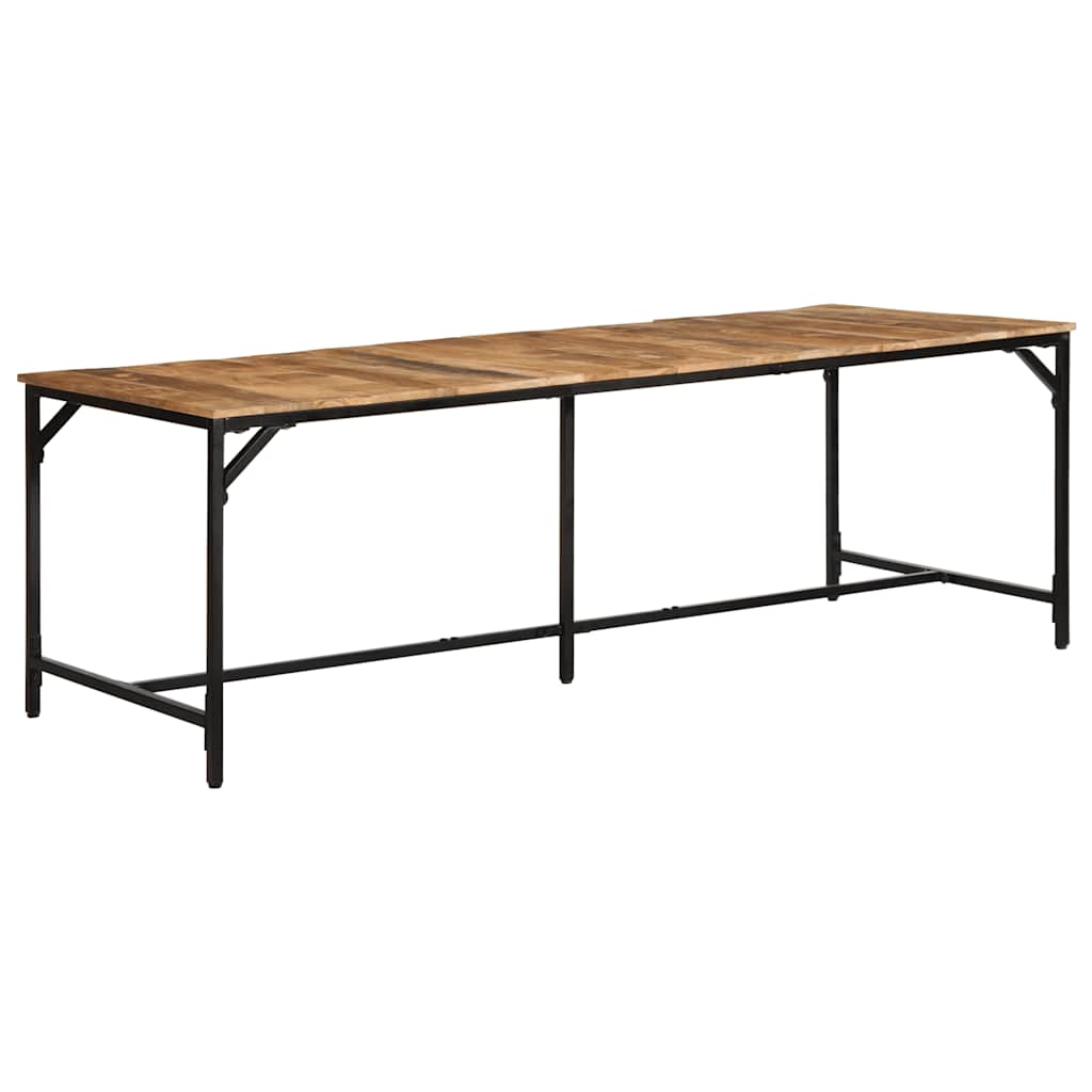 Eettafel Massief Hout Ruw Mangohout