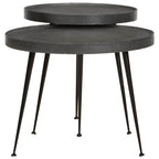Salontafel 2 Stuks Bewerkt Hout