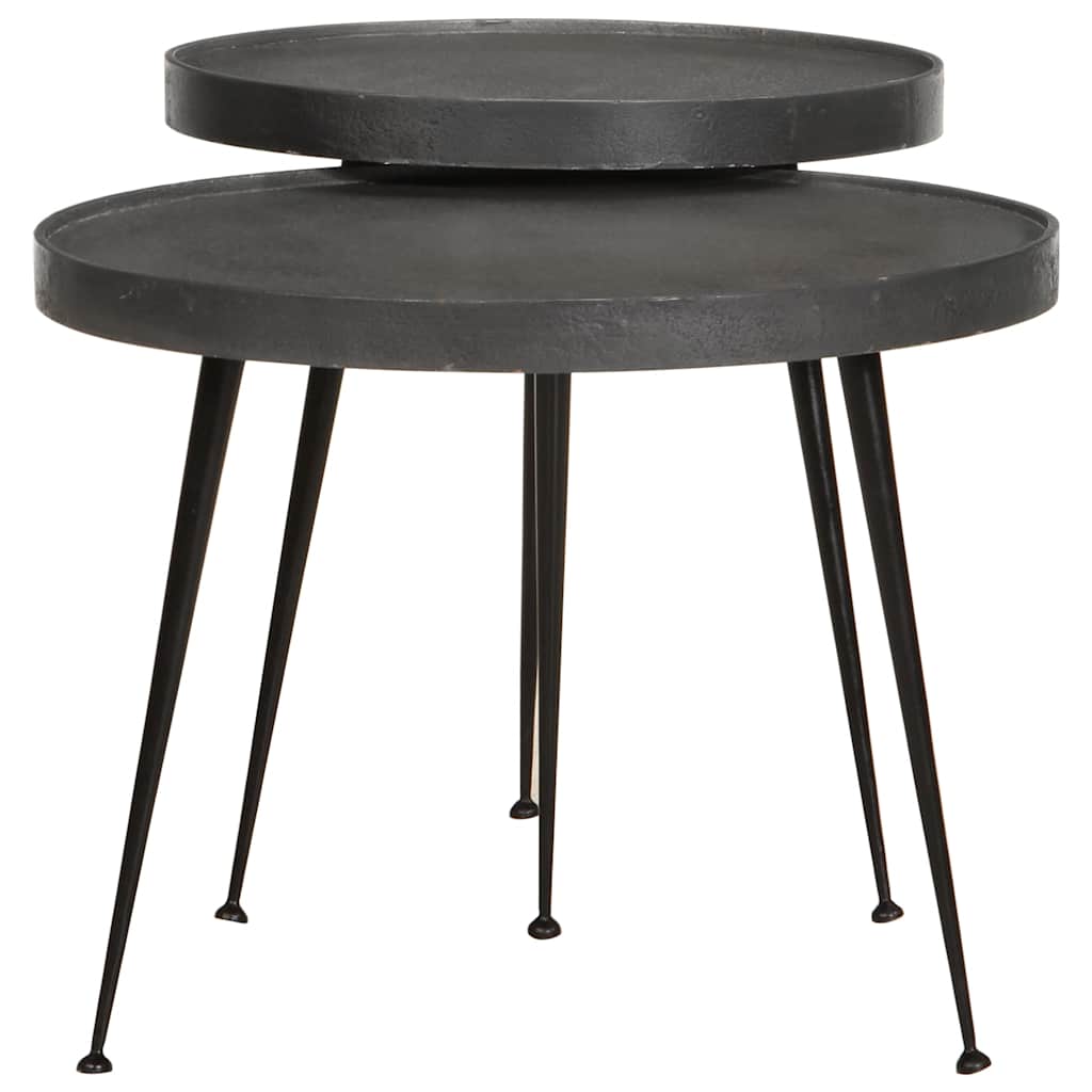Salontafel 2 Stuks Bewerkt Hout