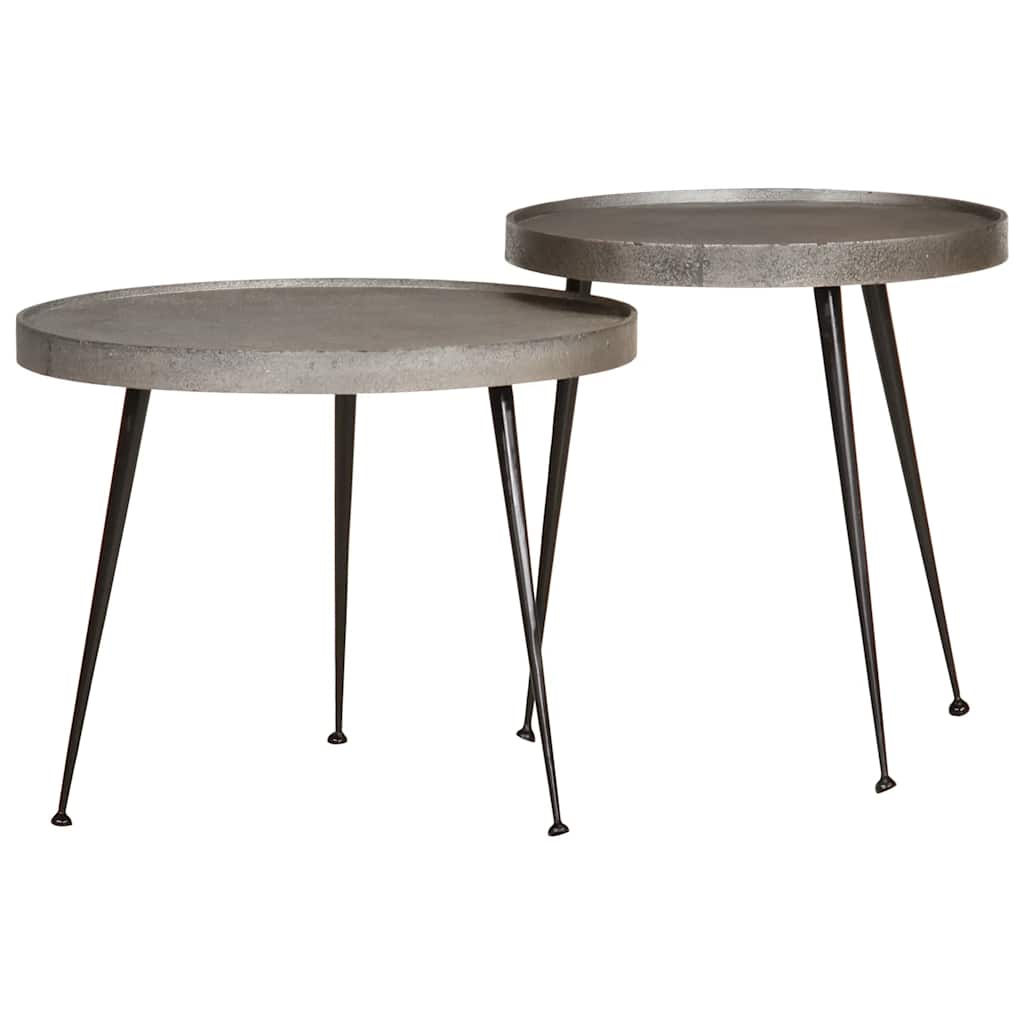 Salontafel 2 Stuks Bewerkt Hout