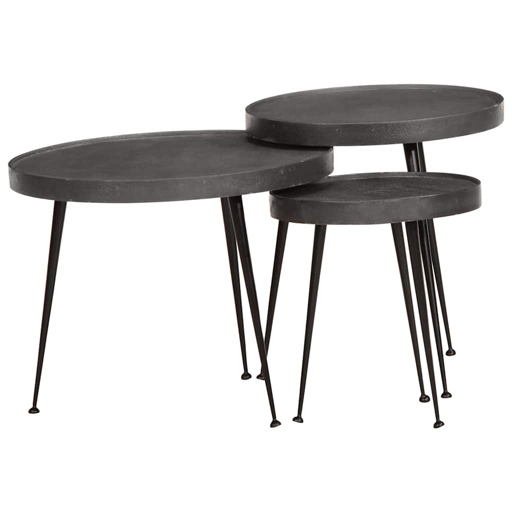 Salontafel 2 Stuks Bewerkt Hout