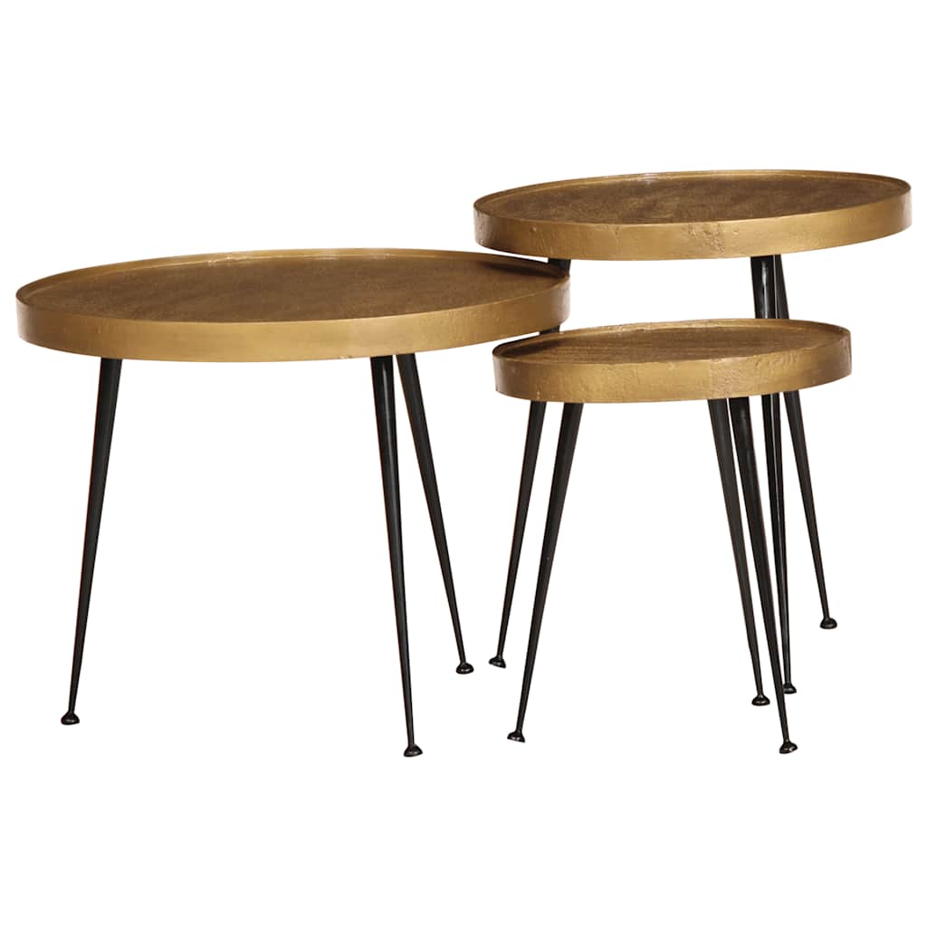 Salontafel 2 Stuks Bewerkt Hout