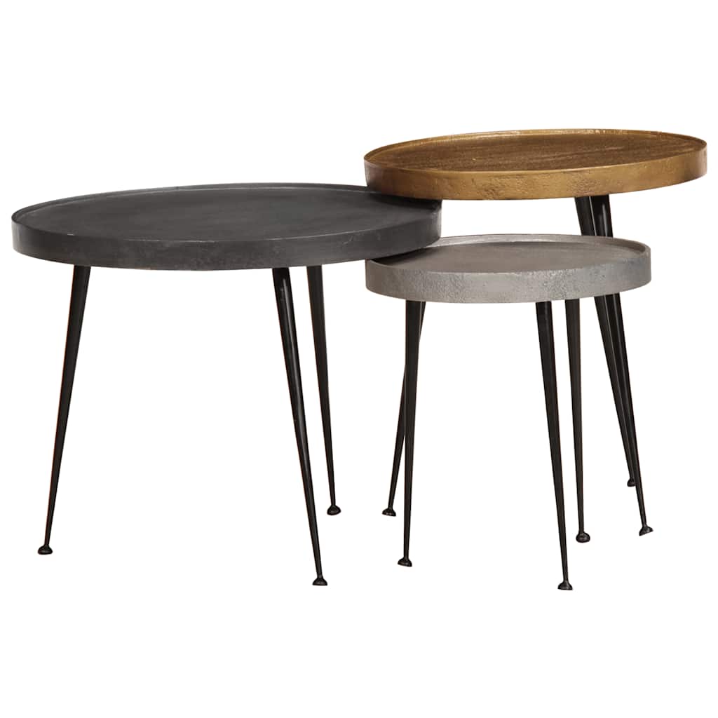 Salontafel 2 Stuks Bewerkt Hout
