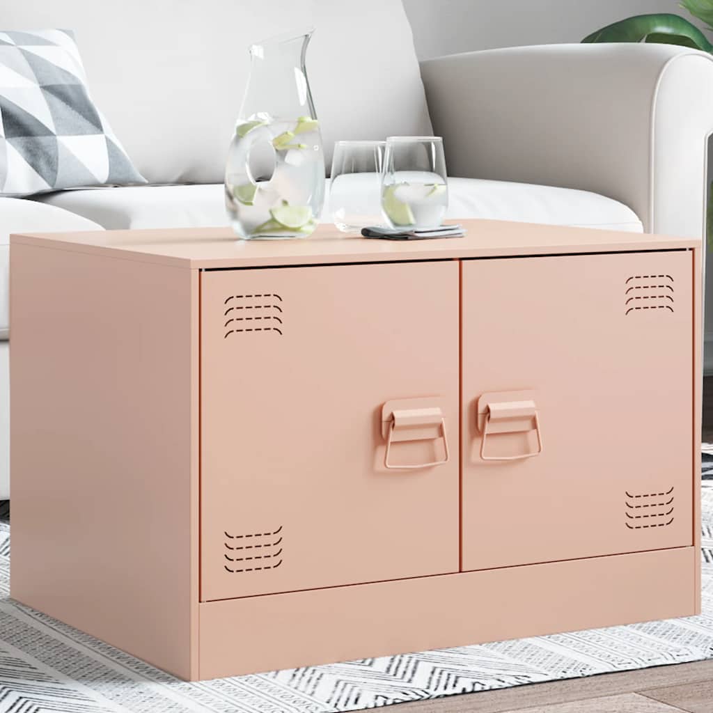 Salontafel 67X50X44 Cm Staal Kleurig