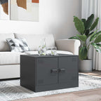 Salontafel 67X50X44 Cm Staal Kleurig