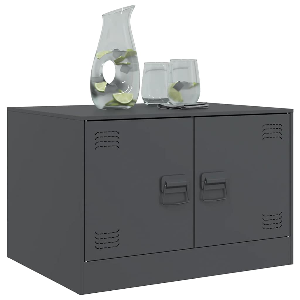 Salontafel 67X50X44 Cm Staal Kleurig