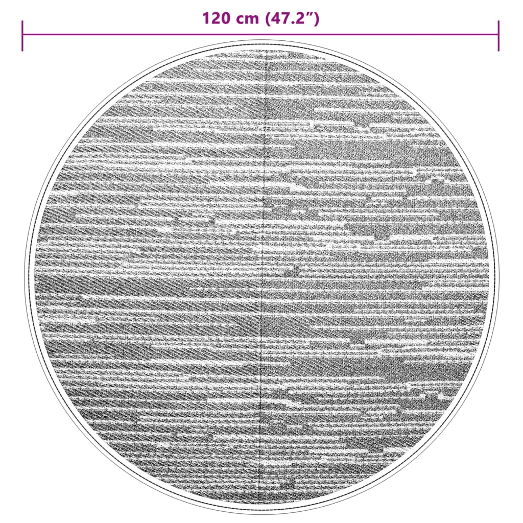 Buitenkleed Arakil Ø120 Cm Polypropeen Grijs