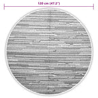 Buitenkleed Arakil Ø120 Cm Polypropeen Grijs