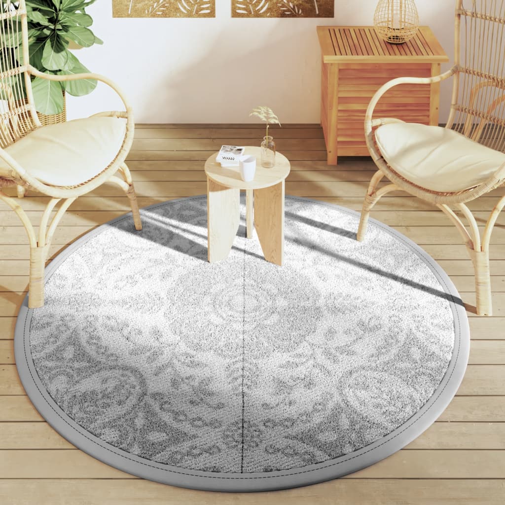 Buitenkleed Arakil Ø160 Cm Polypropeen Lichtgrijs