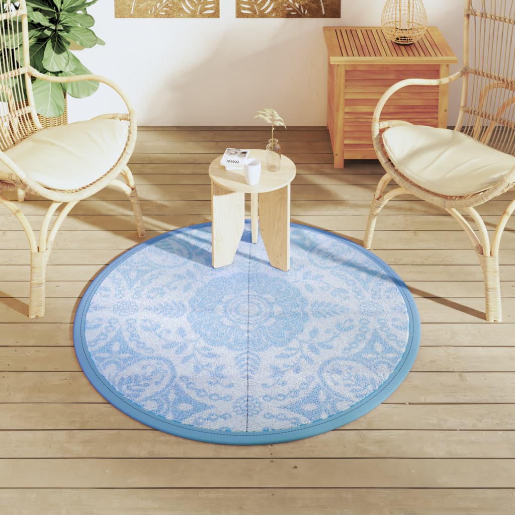 Buitenkleed Arakil Ø120 Cm Polypropeen Babyblauw