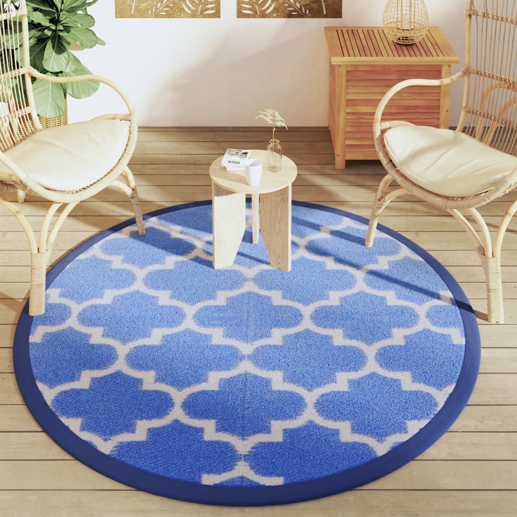 Buitenkleed Arakil Ø160 Cm Polypropeen Blauw