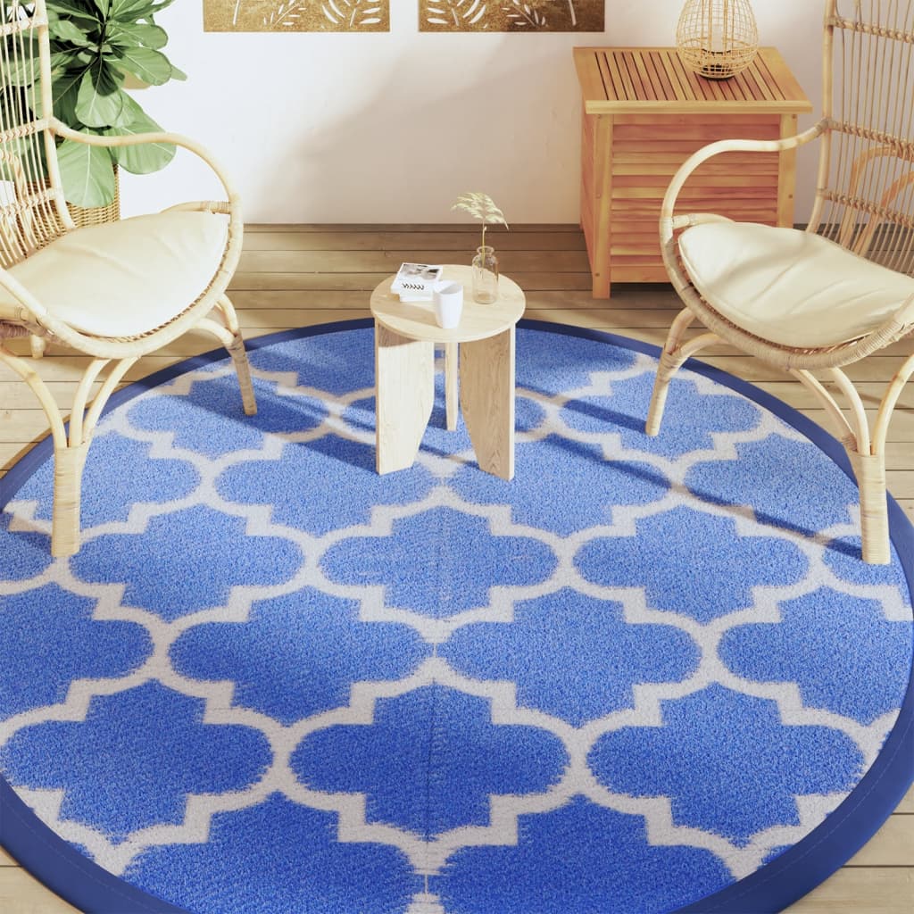 Buitentapijt Arakil Polypropeen Blauw