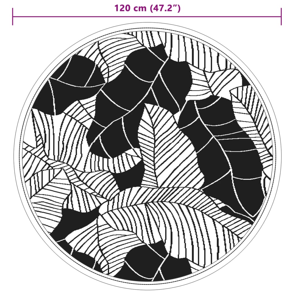 Buitenkleed Arakil Ø120 Cm Polypropeen Groen Blad