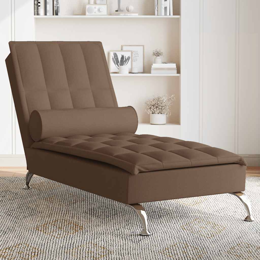 Massage Chaise Longue Met Bolster Stof