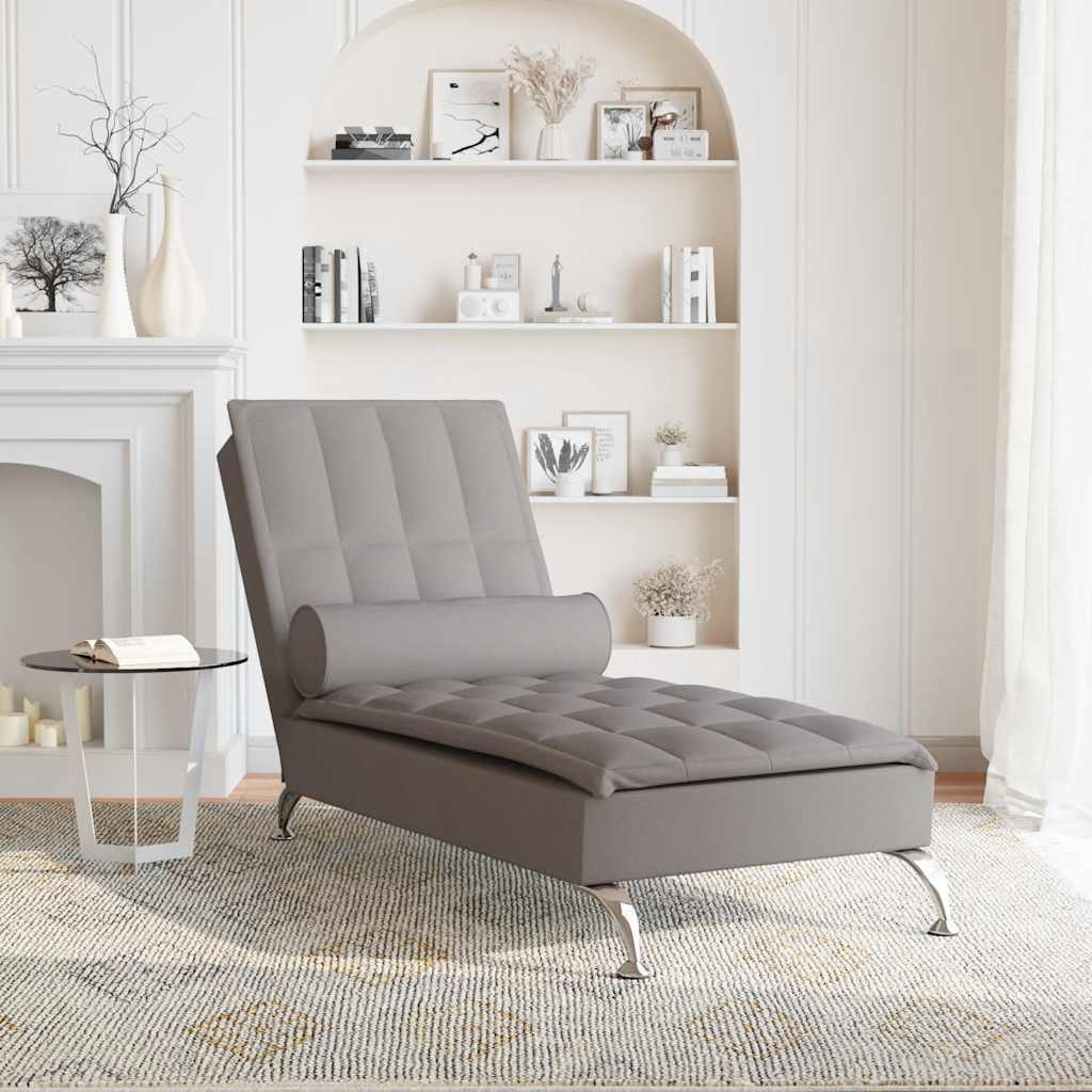 Massage Chaise Longue Met Bolster Stof