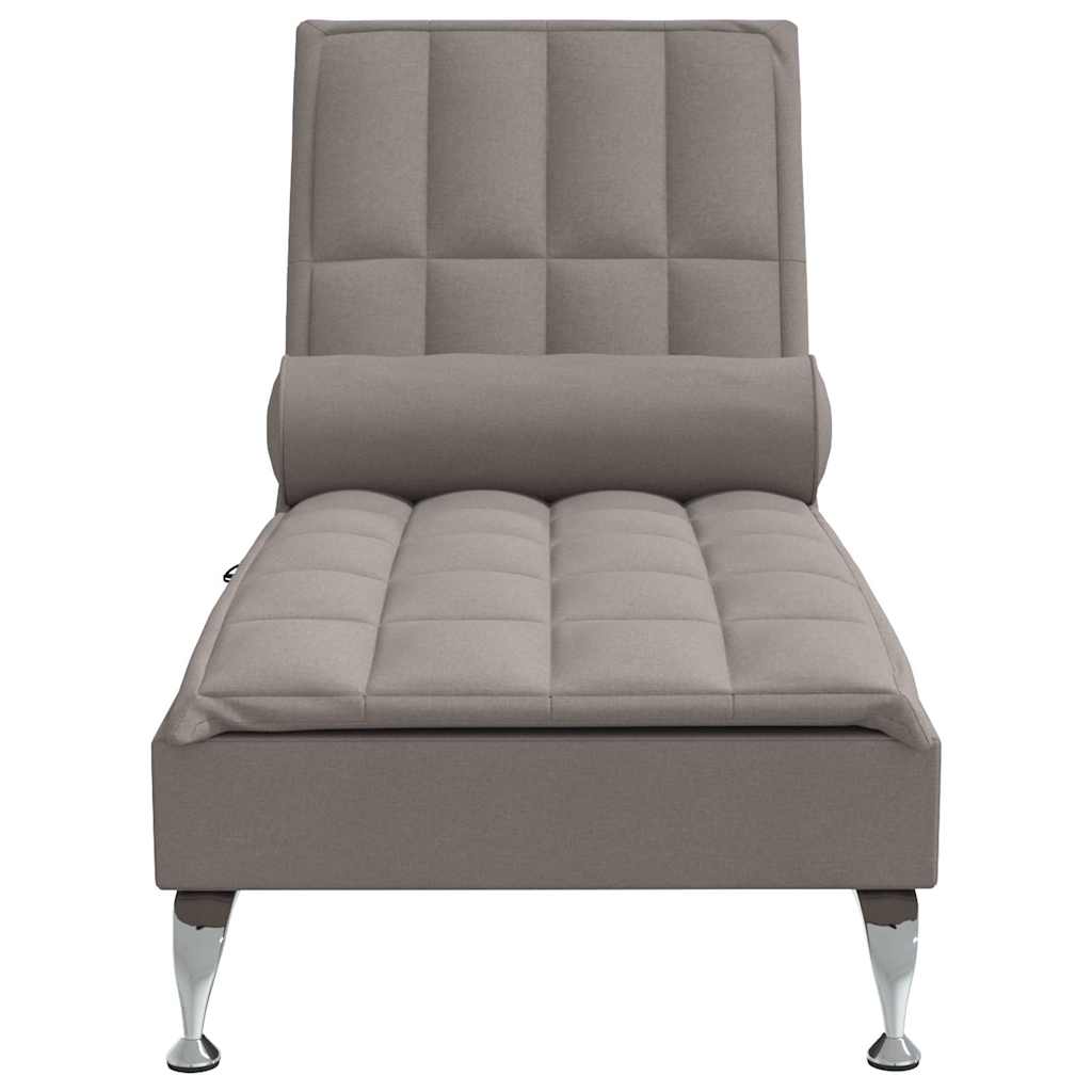 Massage Chaise Longue Met Bolster Stof