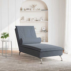 Massage Chaise Longue Met Bolster Fluweel