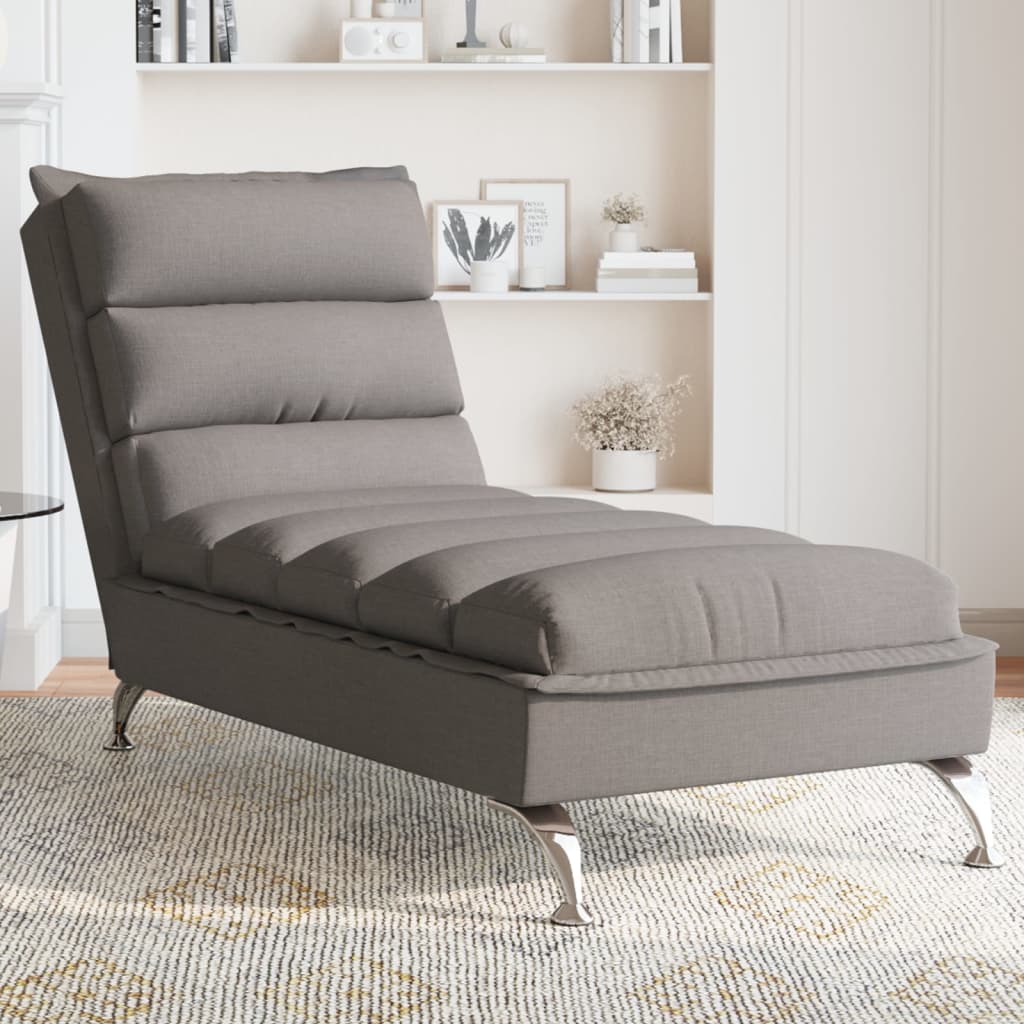 Chaise Longue Met Kussens Stof