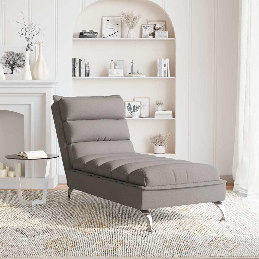 Massage Chaise Longue Met Kussens Stof
