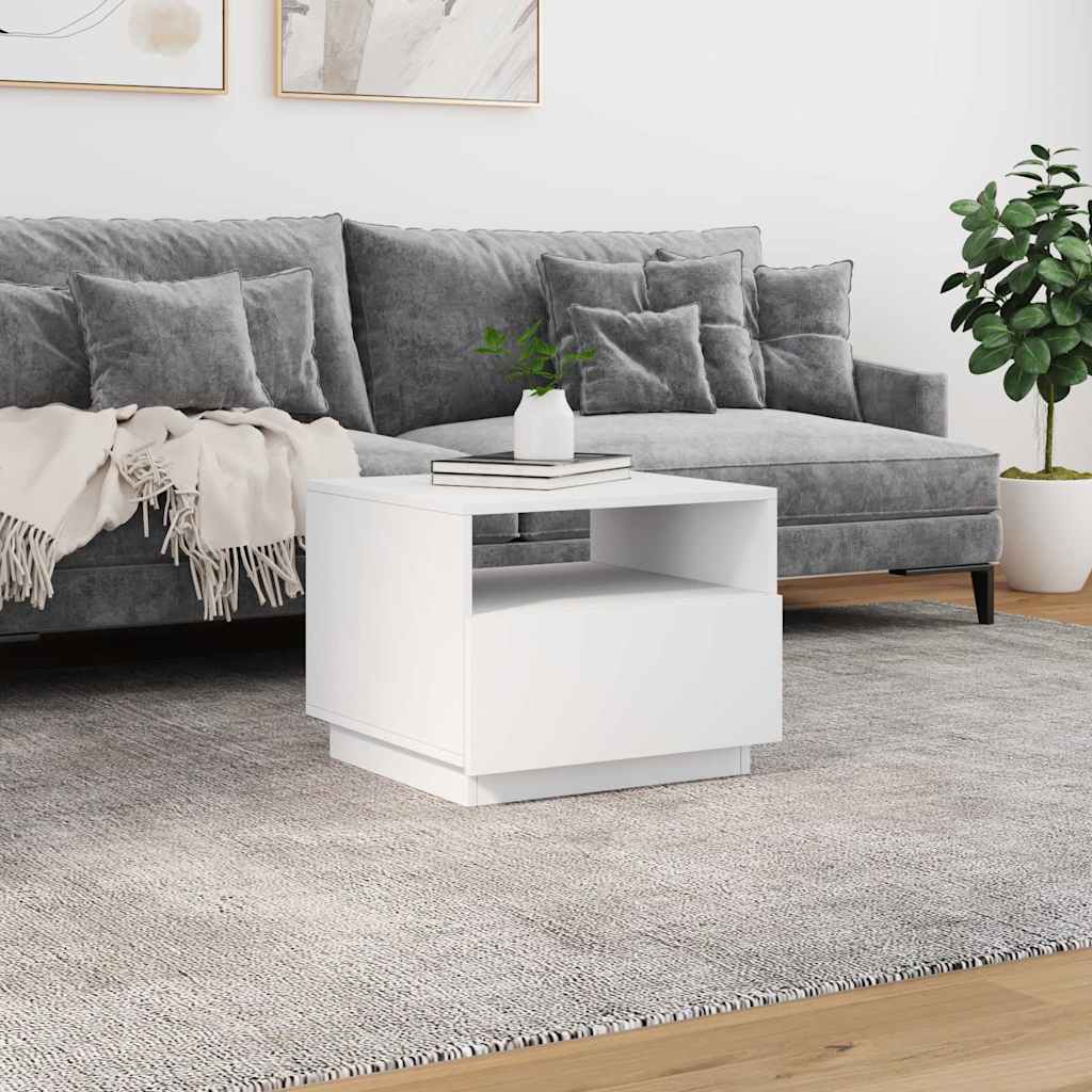 Salontafel Met Led-Verlichting 50X49X40 Cm