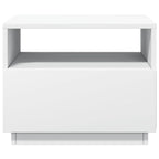 Salontafel Met Led-Verlichting 50X49X40 Cm
