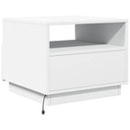 Salontafel Met Led-Verlichting 50X49X40 Cm