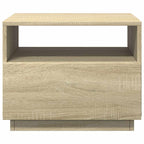 Salontafel Met Led-Verlichting 50X49X40 Cm Kleurig