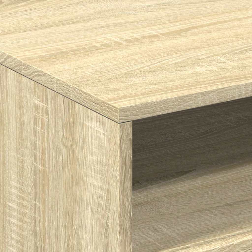 Salontafel Met Led-Verlichting 50X49X40 Cm Kleurig