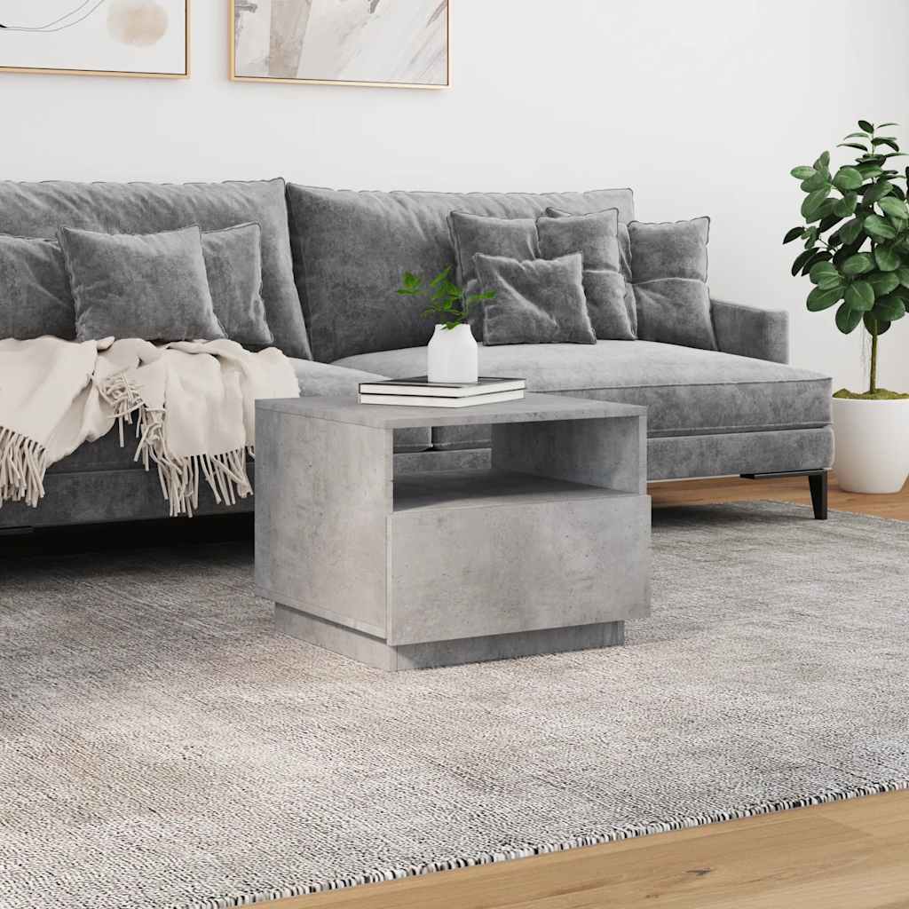 Salontafel Met Led-Verlichting 50X49X40 Cm