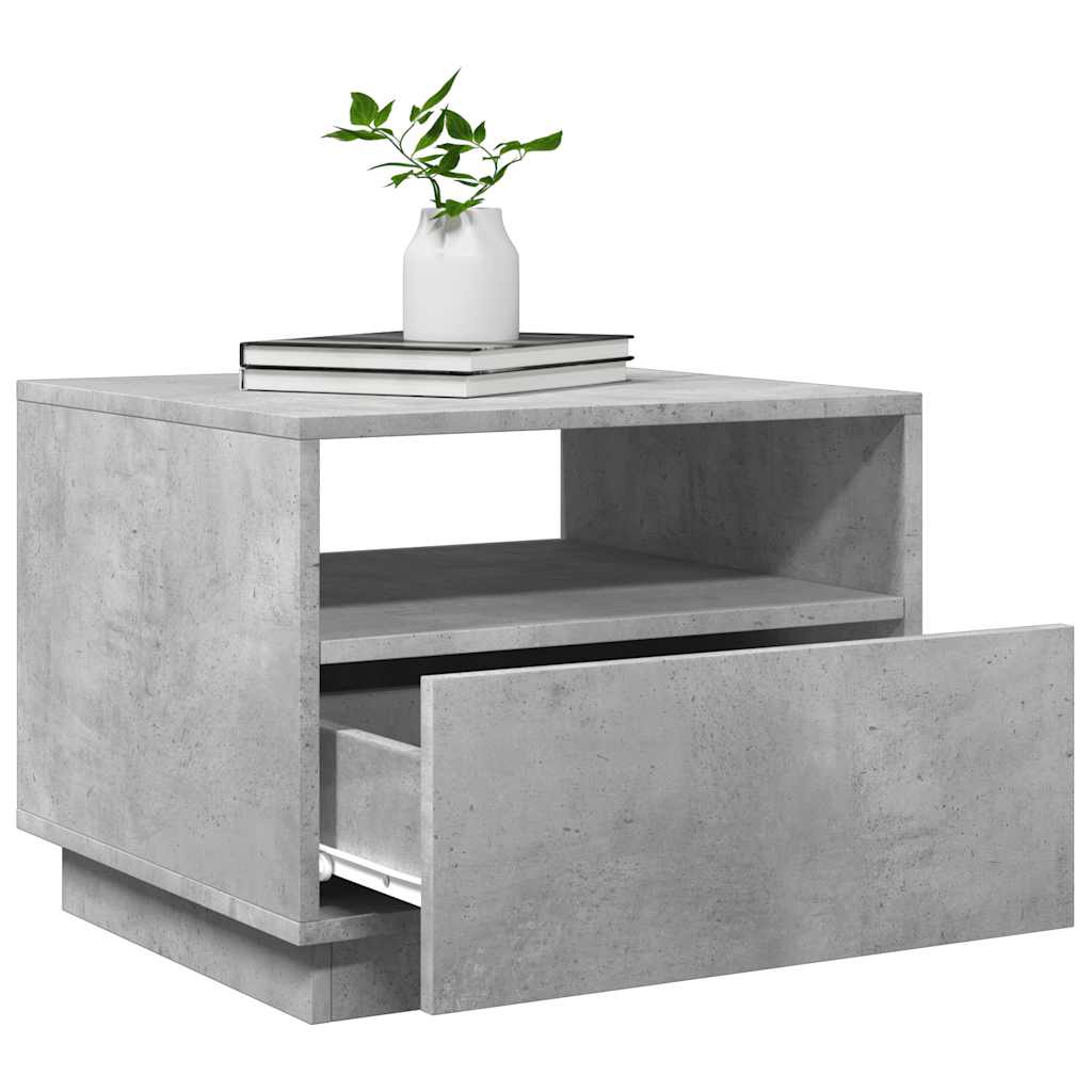 Salontafel Met Led-Verlichting 50X49X40 Cm