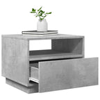 Salontafel Met Led-Verlichting 50X49X40 Cm