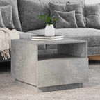Salontafel Met Led-Verlichting 50X49X40 Cm