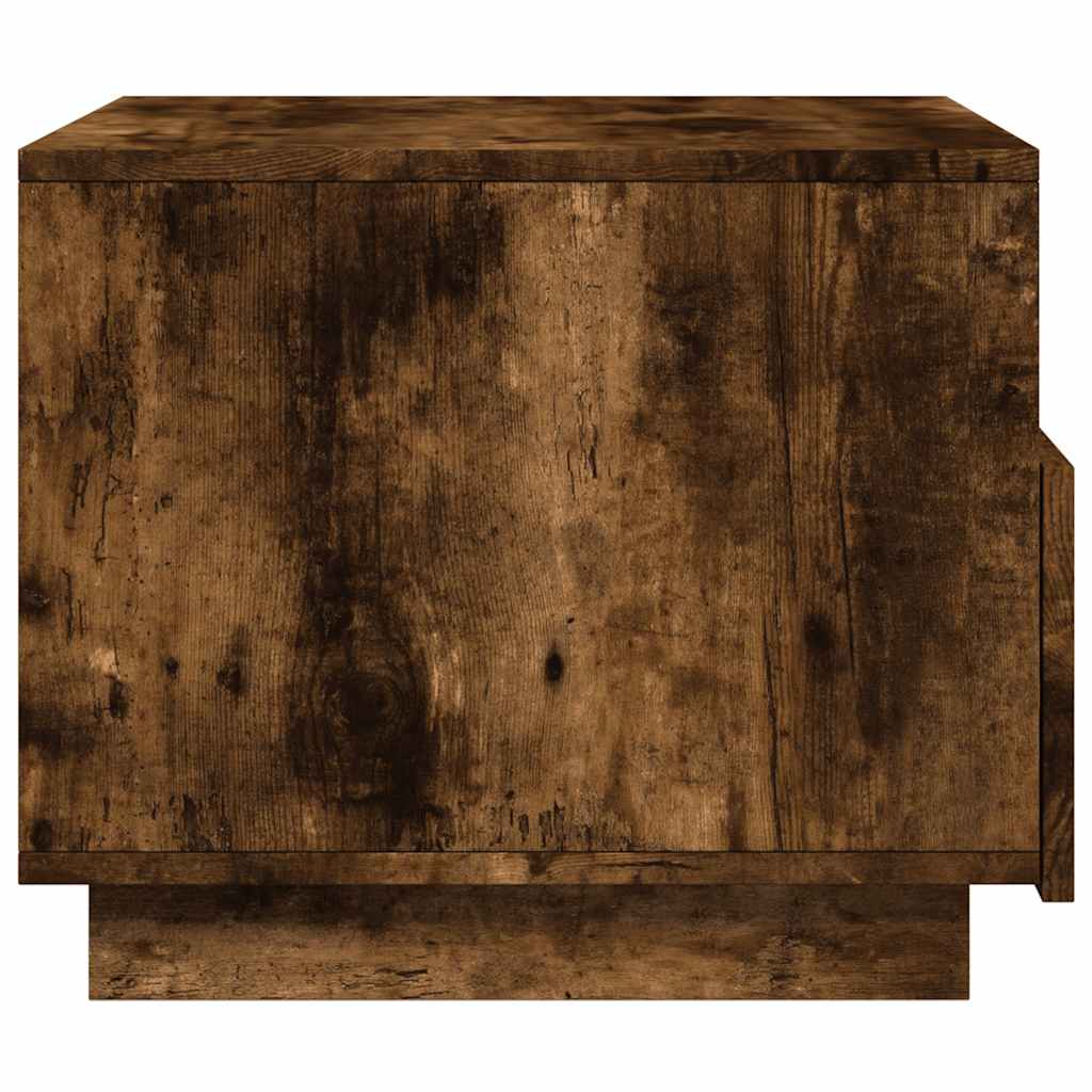 Salontafel Met Led-Verlichting 50X49X40 Cm Kleurig